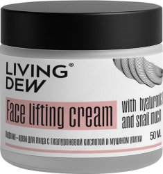 Лифтинг-крем для лица с гиалуроновой кислотой и муцином улитки
