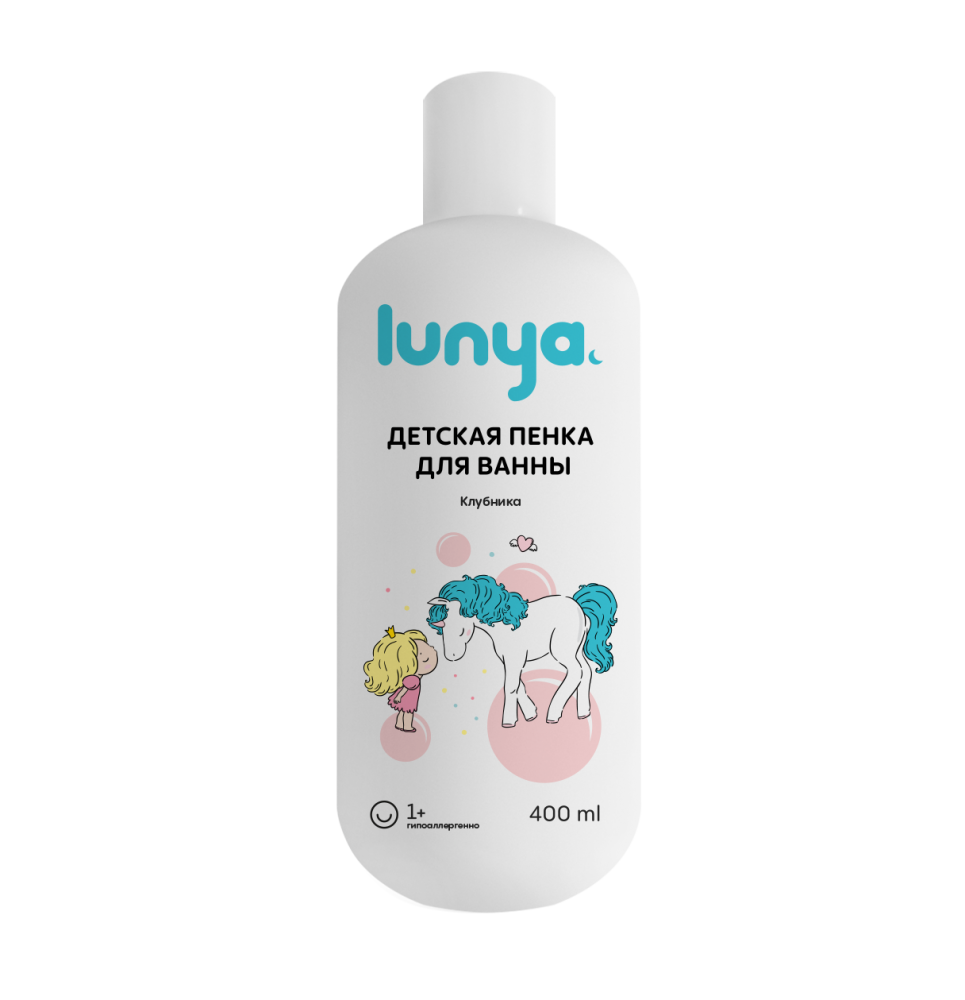 Пена для ванны детская с ароматом клубники