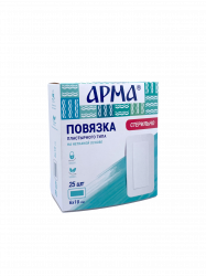 Стерильная повязка пластырного типа на нетканой основе 6х10 см