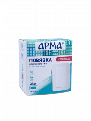 Стерильная повязка пластырного типа на нетканой основе 8х10 см