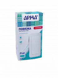 Стерильная повязка пластырного типа на нетканой основе 8х15 см