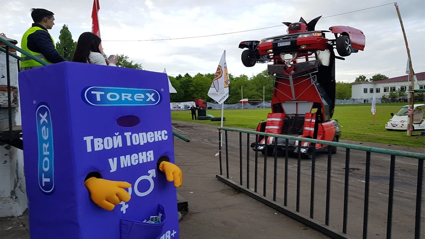 «Бергус» выступил спонсором «Шоу каскадёров»